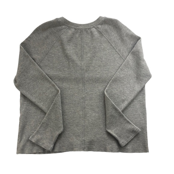 NWOT n:philanthropy Dree Heather Gray Waffle Top SMALL - Picture 4 of 10